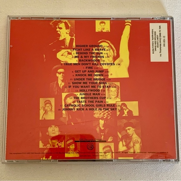 What Hits!? by Red Hot Chili Peppers (CD, 1992) EMI 90s American Rock Band Disk - Picture 2 of 4